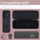 Hard Case Compatible With Logitech Slim K950 Mk955 Signature Slim Keyboard And Mouse Combo