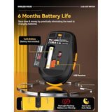 Bluetooth Mouse, Bluetooth 5.1 + 2.4Ghz Usb + Usb-C Dongle, Wireless Mouse Tri-Mode, With Forward/Backward Side Keys, Silent Click, Side Buttons, Portable For Laptop, Mac, Ipad (Yellow Black)