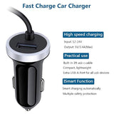 Fast Car Charger For Samsung Galaxy S25 S24 S23 S22 S21 S20 Note 20 S10 S9 S8 A16 A25 A35 A54 A14 A53 A13 Z Fold 6 5 4 Z Flip 6 5 4,3.4A Usb C Car Adapter With Built-In 3Ft Type C Fast Charging Cable