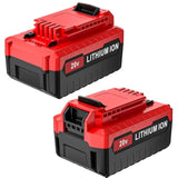 2 Pack 6.0Ah 20V Lithium-Ion Replacement Batteries Compatible With Porter Cable 20V Battery Pcc681L Pcc685L Pcc680L Pcc682L Pcc600 Pcc640