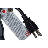 ZADA36PQ-Y-P2 Power Cord Extension & Splitter, NEMA 5-15P to NEMA 5-15R x 2, 13A, 125V (Black)