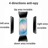 2 Pack 360 Degree Matte Privacy Screen Protector for Galaxy S26 Anti-Spy 4 Directions Tempered Glass Anti-glare Film 6.3 inch