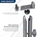 Aluminum Phone Holder with 150mm Double Socket Arm Compatible with 6-8.5" Smartphone - with B Size 1" Ball Components for RAM Mounts