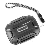 Ccz Zc01 In Ear Monitor Case, Portable Earbud Iems Case, Waterproof Earphone Storage Box, Travel Carrying Organizer For Headphones, Iem Cables, Fit For Kz Zs10 Pro/Zs10 Pro X/Zs12 Pro X (Black)