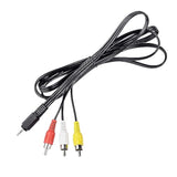 Connector And Terminal 2.5Mm Mini Stereo Aux Jack Male To 3 Rca Audio Av Video
