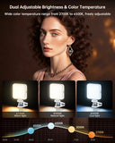 Portable Selfie Light for iPhone: Rechargeable Phone Fill Lights, Ring Light for Camera Picture, Makeup Photo, Video Conferences, Laptop Use, Zoom