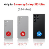 Compatible With Samsung Galaxy S23 Ultra Case Liquid Silicone, Skin Touch Gel Rubber Case With Soft Microfiber Lining, Cute Slim Full Camera Protection Cover, Black