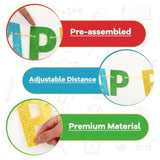 4 Pcs Pre-Strung Happy First Day Of School Banners, Back To School Banners Decorations Apples Pencils Flag For Welcome Back To School Decorteachers Classroom Party Supplies Photo Props