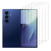 4 Pack Glass outer Screen Protector Compatible for Galaxy Z Fold 7 Only the outer 9H Hardness F9660 F966N F9660U F9660B HD Screen Tempered