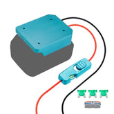 Upgraded Battery Adapter Compatible For Makita 18V Battery Adapter All-In-One Design Of The Fuse And Switch Power Tool Battery Converter Kit 14 Gauge With Fuses & Wire Terminals