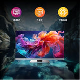 Rv Tv, 24 Inches 12/24V Tv For Rv 1080P Full Hd Smart Tv, Built-In App Store, Support Wifi Bluetooth, Small Android Tv For Car Home Camper Truck Boat(Limo Series)