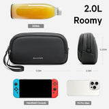 Travel Organizer Case, Water Resistant Electronics Travel Bag Organizer For Cable,Easy To Store Backpacks (Black)
