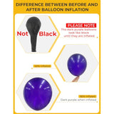 Purple and Gold Balloon Set: 60PC Party Decorations