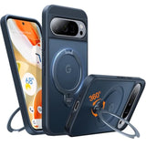 360° Spin Magnetic Stand Case for Google Pixel 9 Pro XL, 12FT Military Grade Case