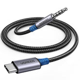 Ugreen Aux To Usb C, Type C To 3.5Mm Audio Jack Cable 3.3Ft Usb C To Trrs Headphone Car Stereo Cord Adapter Mic Hifi Compatible With Iphone 15 Pro Max/15 Pro/15 Plus, Galaxy S24 Ultra Pixel 8 Ipad Pro