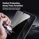 2+2 Pack for Galaxy S25 Edge Privacy Screen Protector with Camera Lens Protector, Anti Spy Tempered Glass, 9H Hardness, Scratch Resistant,