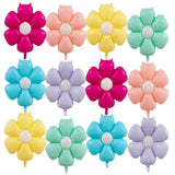 12 Pcs Daisy Balloons Flower Balloons Flower Theme Party Supplies Baby Shower Girls Birthday Party Wedding Decoration