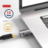 Usb C To Usb 3.0 Connector 10Gbps Data 120W Power Adapter Alloy Shell