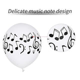 30 Pcs Music Notes Balloons Music Party Decoration Balloons 12 Inches Latex Balloon For Musical Theme Birthday Party Decorations
