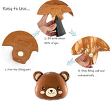 24" Bear Balloons - Teddy Bear Foil Animal Balloons For Baby Shower Decor - We Can Bearly Waits Theme