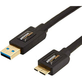 Usb 3.0 Cable, Type Usb-A Male To Micro Usb, 6 Feet (1.8 Meters), Black