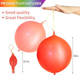 30 Pcs Punch Balloons, Heavy Duty Rubber Band Balloons for Kids Party Decorations