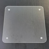 Computer Office Waterproof Durable Gaming Non-Slip Transparent Hard Ultra-Smooth Square Glass Mouse Pad