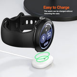 2-Pack Case with Screen Protector Compatible for Google Pixel Watch 4 (2025) 45mm, Direct Charging High Sensitivity Slim Bumper Protective Cover with