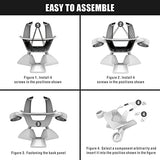 Vr Stand, Vr Headset Stand Vr Display Holder Storage Virtual Reality Headset Desktop Display Stand For Oculus Quest 2, Quest 3/3S, Rift, Rift S, Valve Index Headsets & Touch Controllers