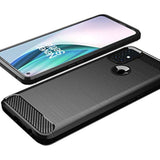 For Oneplus Nord N10 Case Shock-Absorption Flexible Tpu Rubber Protective Cell Phone Cover For Oneplus Nord N10 5G(Black)