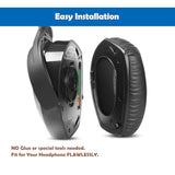 Professional Earpads Cushion&Headband Replacement Compatible With Sennheiser Hdr165 Hdr175 Wireless Headset Ear Pads With Skin-Friendly Leather And Memory Foam