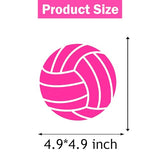 20pcs Pink Volleyball Hanging Paper Swirls Volleyball Birthday Decorations for Girls Hot Pink Volleyball Theme Ceiling Streamers for Pink Sports Party Breast Cancer Awareness Charity Events
