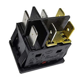 Inverter Welding Machine Rocker Switch Jd03-A1 6Pin 125/250V 30A Large Current Electric Pushbutton Switches With Connecting Piece, Red
