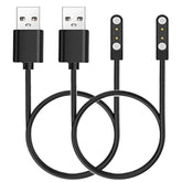 Charging Cable Compatible For Fitvii Hm57/Hm58/H56/Hm18/Hm08/Hm78/Hm86/Ole/Fino2/Nexa Fitness Tracker Magnetic Usb Charging Cord Replacement Charger For Fitvii Smartwatch Accessories, Black