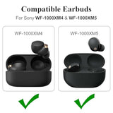 3 Pairs Wf-1000Xm5 Ear Tips Memory Foam Earbud Tips Compatible With Sony Wf-1000Xm4 Wf-1000Xm5 Earbuds Tips Soft Slow-Rebound Memory Foam Ear Tips Ear Replacement Tips (S/M/L, Black)