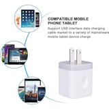 Usb Wall Charger Adapter, 5Pack 2.1Amp Fast Dual Port Wall Usb Plug Charging Block Charger Brick Cube Box For Iphone 16E 16 Pro Max 15 14 13 12 11 Xs Xr X 8 7, Samsung, Android