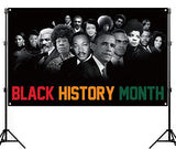 Juneteenth Black History Month Photo Booth Backdrop African American Festival Holiday Party Decoration Art Poster Indoor Outdoor Wall Decor (5.9×3.6ft)
