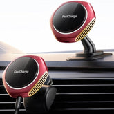 For Magsafe Car Mount Charger, 15W Zinc Alloy Fast Charging Magnetic Wireless Car Charger Phone Holders For Your Car Fits For Iphone 15 Pro Max Plus 14 13 12 Mini Magsafe Case - Red