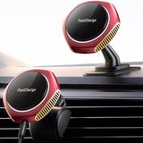 For Magsafe Car Mount Charger, 15W Zinc Alloy Fast Charging Magnetic Wireless Car Charger Phone Holders For Your Car Fits For Iphone 15 Pro Max Plus 14 13 12 Mini Magsafe Case - Red