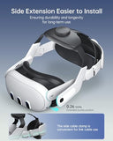 Load Reducing Head Strap For Meta Quest 3S/Quest 3 Double Knob Adjustable Pressure Free Comfort Elite Strap Replacement For Oculus Quest 3S/3 Accessories Vr Headstrap Fit For All Head Sizes