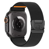 Elastic Sport Bands For Apple Watch Ultra/2 Bands 49Mm 46Mm 45Mm 44Mm 42Mm 41Mm 40Mm 38Mm Men Women,Parachute Buckle Stretchy Fabric Nylon Wide Strap Wristband For Iwatch Series 10 9 8 7 6 5 4 3 Se/2