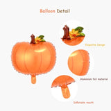 Thanksgiving Balloons Pumpkin Autumn Harvest Party Decorations 6pcs