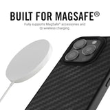Ridge Case Compatible With Iphone 16 Pro Max - Compatible With Magsafe & Wireless Charging, Aluminum Control Buttons, Dual-Layer Construction, Tpu Bumper With Drop Protection (Carbon)