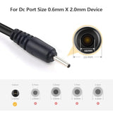 Usb Small Pin Charger Cable Compatible With Bluetooth Headphones, Cell Phones,