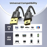 UGREEN Mini USB Cable 3FT,USB Mini 2.0 Cable Cable,Mini USB B Charger Cable Compatible with Garmin Nuvi GPS,SatNav,Dash Cam,Camera,PS3 Controller,Hard Drive,GoPro Hero 3+