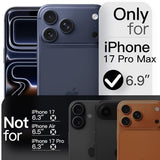 Magnetic Slim Case for iPhone 17 Pro Max 6.9-Inch, Compatible with MagSafe, Ultra-Thin Lightweight Minimalist Phone Cover with Matte Finish and Full