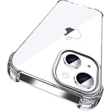 For Iphone 14/13 Case With 4 Corners Shockproof Protection, Clear Case For Women Men, Kids