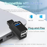 Usb Hub,3 Port Usb Splitter ,Usb 3.0 High Speed Splitter For Surface Pro,Xps,N