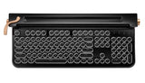 Keyboard 2.0 Plus, 2.4G Wireless & Bluetooth, 104 Keys, Blue Switch, 5000Mah, Retro Mechanical Keyboard For Pc/Mac/Phone (English Keycaps)