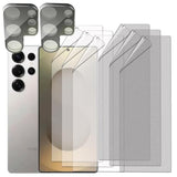 [3Set 8Pcs (3 Self Healing(Clear) Tpu Film + 3 Anti-Glare(Matte) Tpu Film Screen Protector + 2 Lens Protector) Compatible With Samsung Galaxy S25 Ultra 5G 2025 Easy To Install